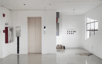 Closed Elevator Door