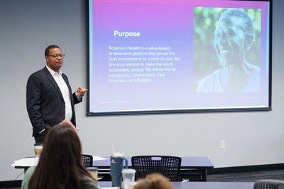Cam presenting in Louisville